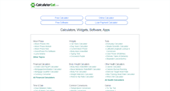 Desktop Screenshot of calculatorcat.com