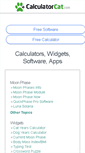 Mobile Screenshot of calculatorcat.com